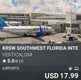 KRSW Southwest Florida International Airport by Verticalsim. USD $17.99