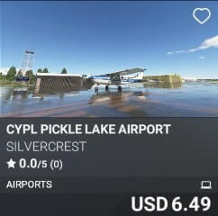 CYPL Pickle Lake Airport by Silvercrest. USD $6.49