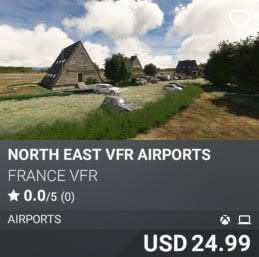 North East VFR Airports by France VFR. USD $24.99