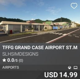 TFFG Grand Case Airport St.Martin by SLHSimdesigns. USD $14.99