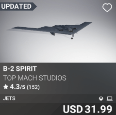 B-2 Spirit by Top Mach Studios. USD $31.99