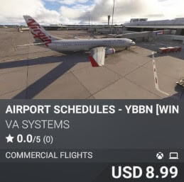 Airport Schedules - YBBN [Winter 2024] by VA SYSTEMS. USD $8.99
