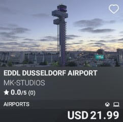 EDDL Dusseldorf Airport by MK-STUDIOS. USD $21.99