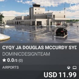 CYQY JA Douglas McCurdy Sydney Airport by dominicdesignteam. USD $11.99