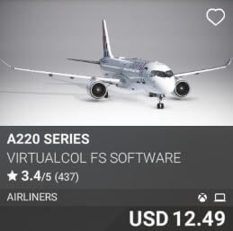 A220 Series by Virtualcol FS Software. USD $12.49