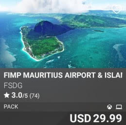 FIMP Mauritius Airport & Island by FSDG. USD $29.99