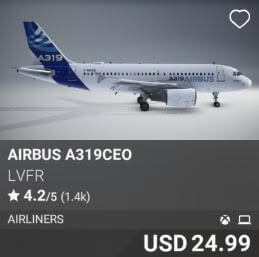Airbus A319ceo by lvfr. USD $24.99