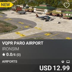 VQPR Paro Airport by IronSim. USD $12.99