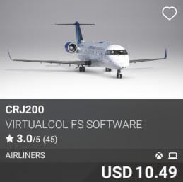 CRJ200 by Virtualcol FS Software. USD $10.49