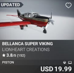 Bellanca Super Viking by Lionheart Creations. USD $19.99