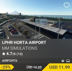 LPHR HORTA AIRPORT by MM SIMULATIONS. USD $16.99 (on sale for 11.99)