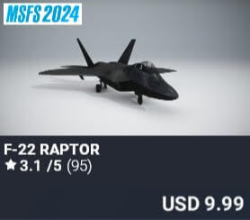 F-22 Raptor by mscenery. USD $9.99