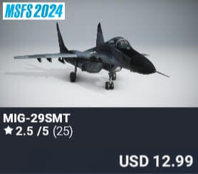 MIG-29SMT by mscenery. USD $12.99
