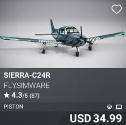 Sierra-C24R by Flysimware. USD $34.99