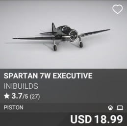 Spartan 7W Executive by iniBuilds. USD $18.99