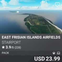 East Frisian Islands Airfields by Stairport. USD $23.99