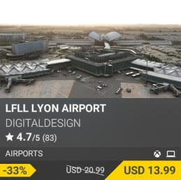 LFLL Lyon Airport by DigitalDesign. USD $20.99 (on sale for 13.99)