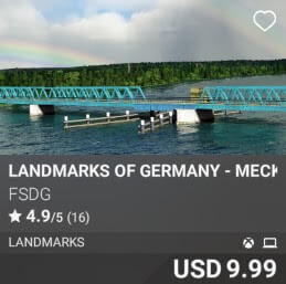 Landmarks of Germany - Mecklenburg-Vorpommern by FSDG. USD $9.99
