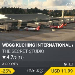WBGG Kuching International Airport and Air Base by The Secret Studio. USD $15.99 (on sale for 11.99)