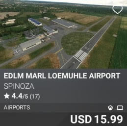 EDLM MARL LOEMUHLE AIRPORT by SPINOZA. USD $15.99