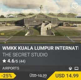 WMKK Kuala Lumpur International Airport by The Secret Studio. USD $19.99 (on sale for 14.99)