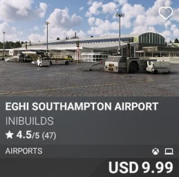EGHI Southampton Airport by inibuilds. USD $9.99