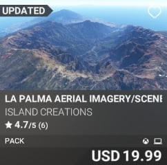 La Palma Aerial Imagery/Scenery by Island Creations. USD $19.99