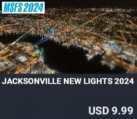 Jacksonville New Lights 2024 Exclusive Edition by Dreamscenery. USD $9.99