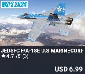 JEDSFC F/A-18E U.S.MarineCorps VMFA-112 Liveries by JED Studio. USD $6.99