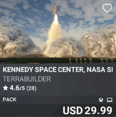 Kennedy Space Center, NASA SLF (KTTS) and SLC 39AB by TerraBuilder. USD $29.99
