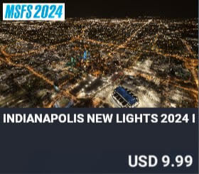 Indianapolis New Lights 2024 Exclusive Edition by Dreamscenery. USD $9.99