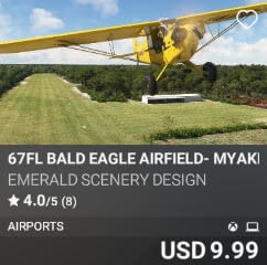 67FL Bald Eagle Airfield- Myakka Head by Emerald Scenery Design. USD $9.99