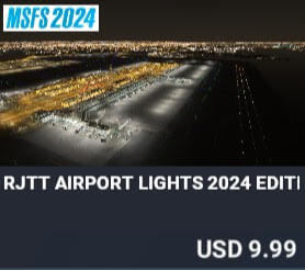 RJTT Airport Lights 2024 Edition by Dreamscenery. USD $9.99