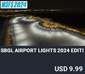 SBGL Airport Lights 2024 Edition by Dreamscenery. USD $9.99