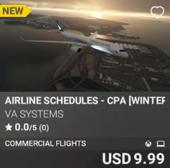 Airline Schedules – CPA [Winter 2024] by VA SYSTEMS. USD $9.99
