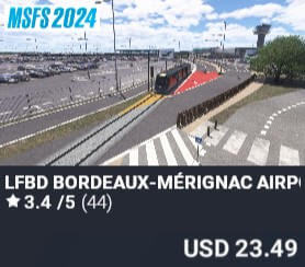 LFBD Bordeaux-Mérignac Airport by Creator. USD $23.49