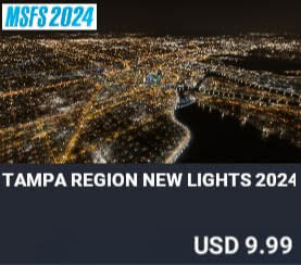 Tampa Region New Lights 2024 Edition by Dreamscenery. USD $9.99