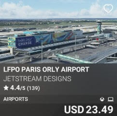 LFPO Paris Orly Airport by Jetstream Designs. USD $23.49
