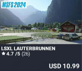 LSXL Lauterbrunnen Airport by South Oak Co. USD $10.99