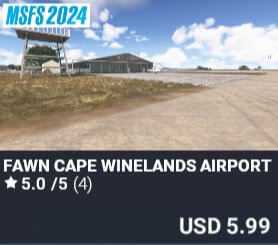 FAWN Cape Winelands Airport by NMG Simulations. USD $5.99