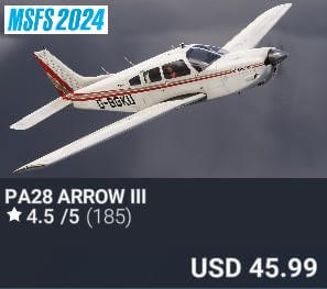 PA28 Arrow III by Just Flight. USD $45.99