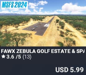 FAWX Zebula Golf Estate & Spa by NMG Simulations. USD $5.99
