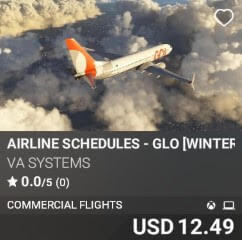 Airline Schedules - GLO [Winter 2024] by VA SYSTEMS. USD $12.49