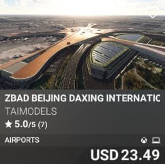 ZBAD Beijing Daxing International Airport by TAIMODELS. USD $23.49