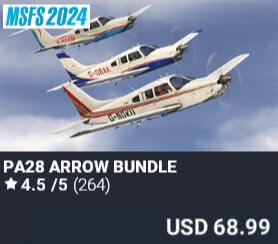 PA28 Arrow Bundle by Just Flight. USD $68.99