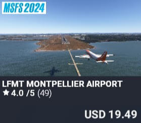 LFMT Montpellier Airport by Pilot Experience Sim. USD $19.49