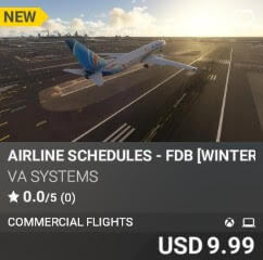 Airline Schedules – FDB [Winter 2024] by VA SYSTEMS. USD $9.99
