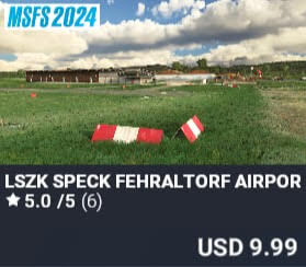 LSZK Speck Fehraltorf Airport by FlyLogic Software. USD $9.99