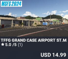 TFFG Grand Case Airport St.Martin by SLHSimdesigns. USD $14.99