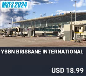 YBBN Brisbane International Airport by inibuilds. USD $18.99